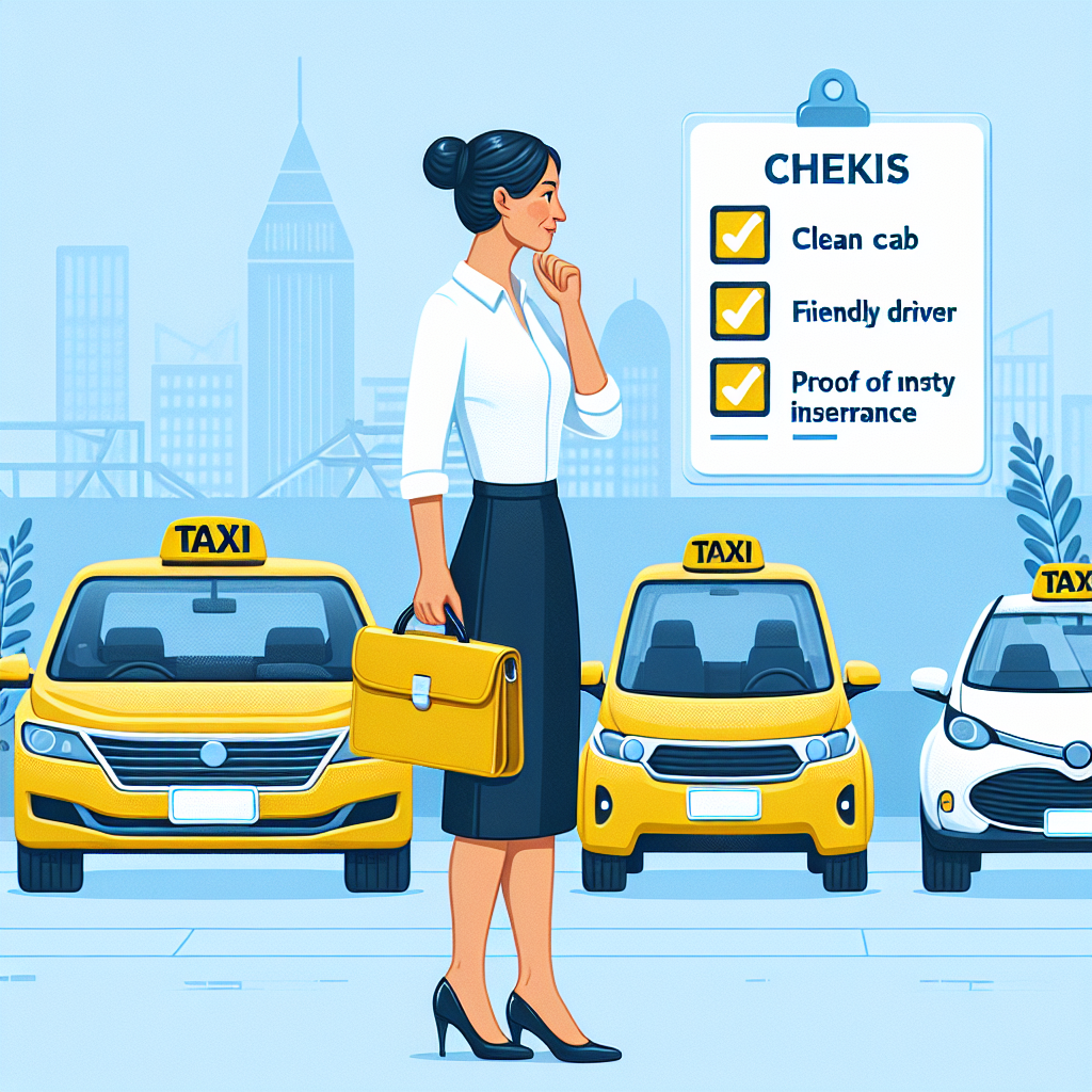 Hoe kies je een betrouwbare taxi voor veilig en efficiënt vervoer